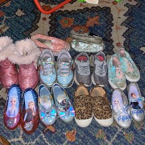 Girls toddler shoe lot size 8 and 9